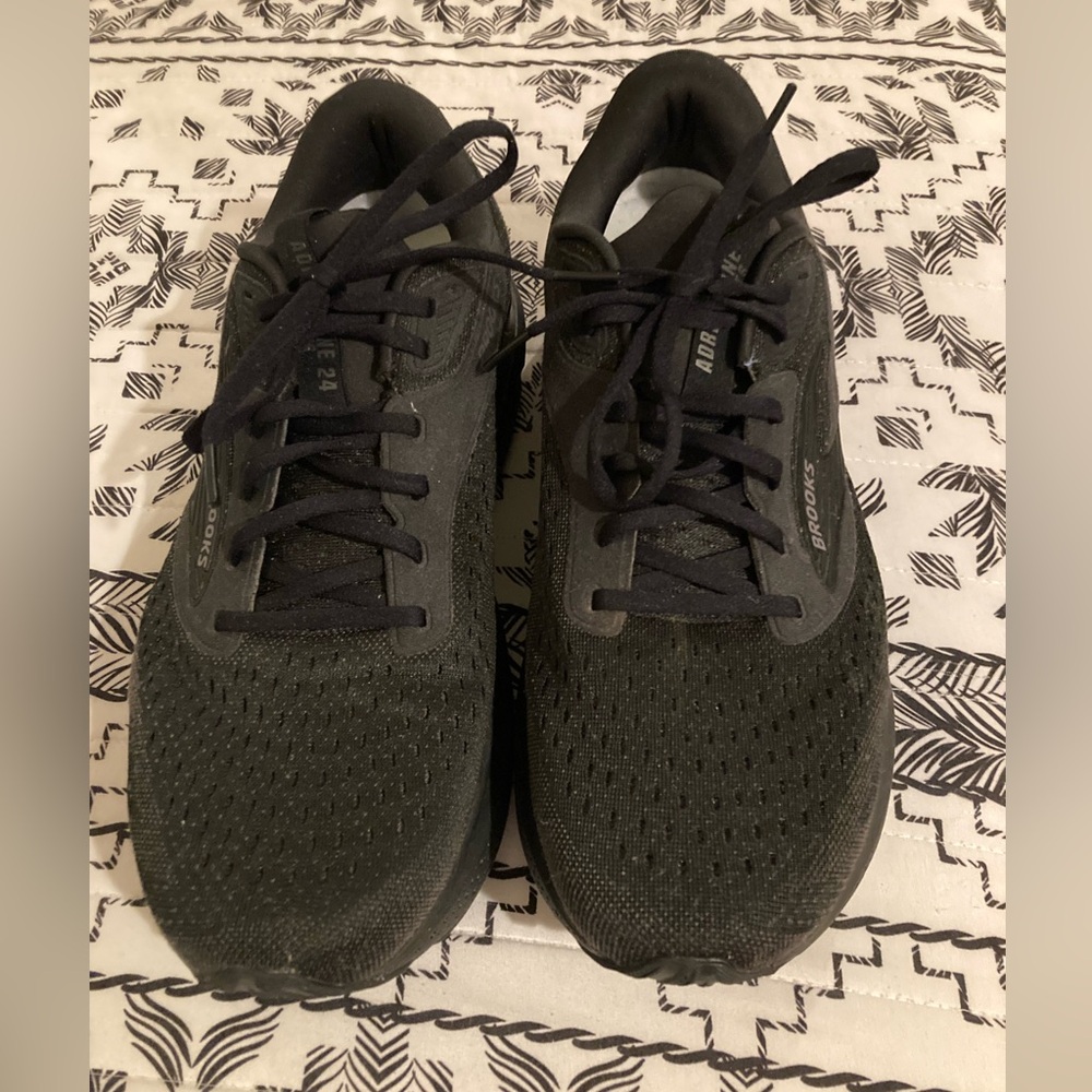 Brooks Adrenaline GTS 24 2024 Black Running Shoes Mens 12 2E